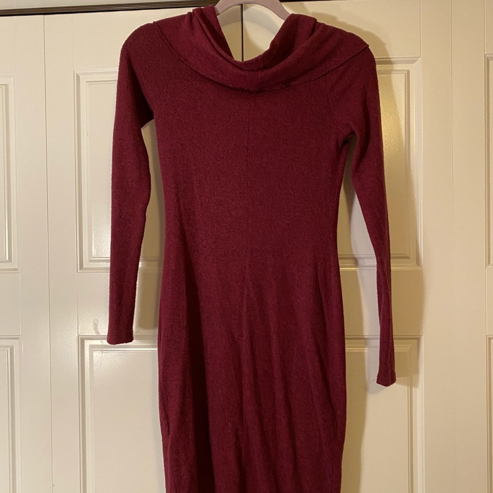 Red tight dress